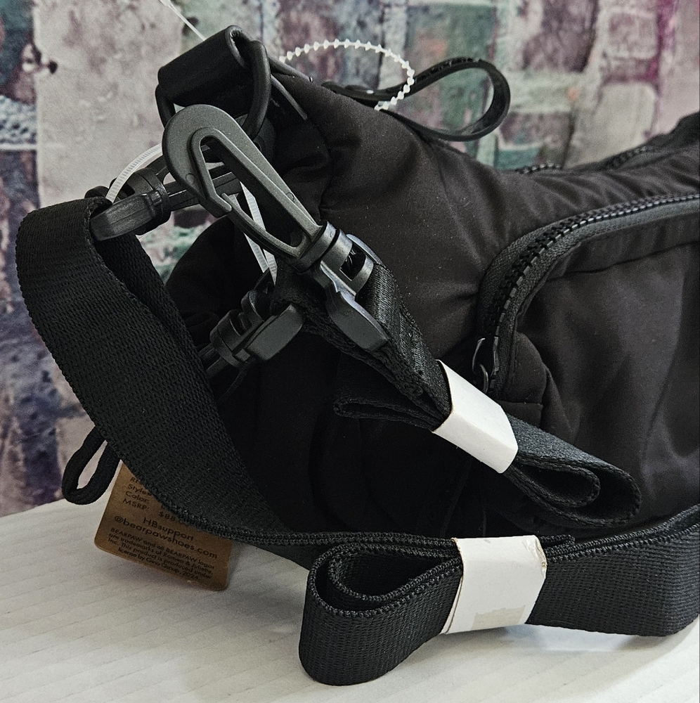BearPaw Black Crossbody Bag W/ Coin Purse NWT - Picture 3 of 13